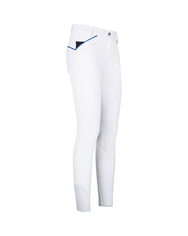 Pantalons blanc pour femme avec grip aux genoux Anna - HV Polo