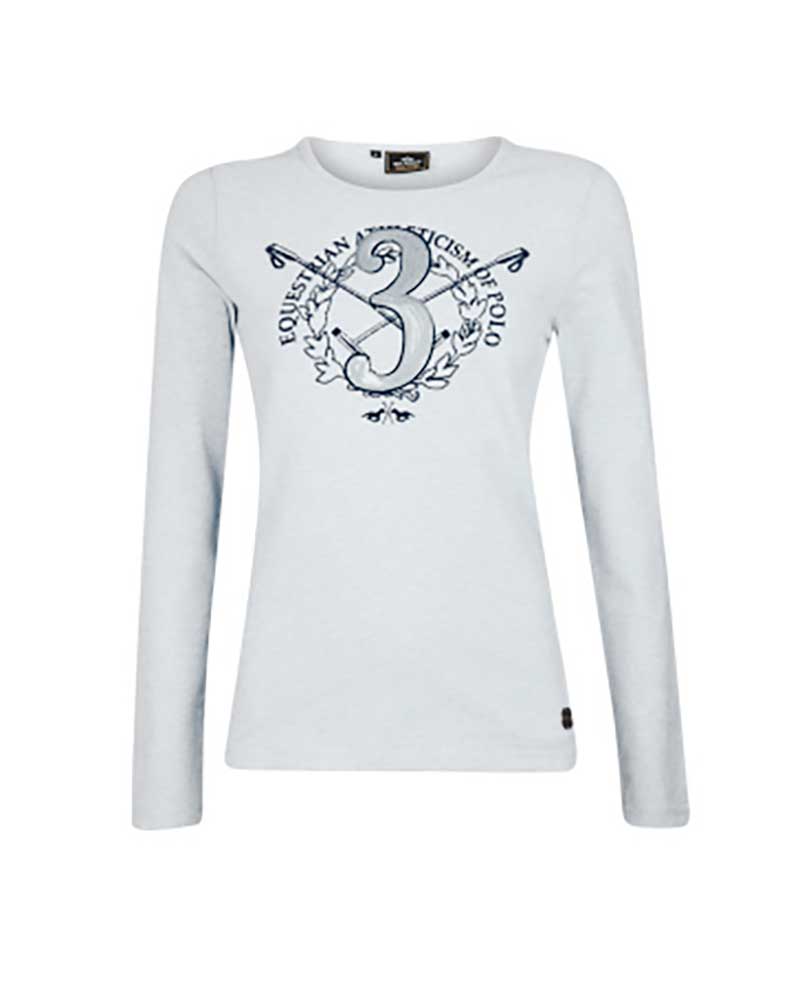 White long-sleeved t-shirt for women - Elaine - HV Polo