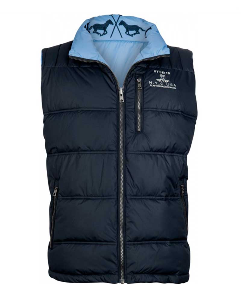 Gilet matelassé bleu marine et bleu clair pour homme - Thomson - HV Polo
