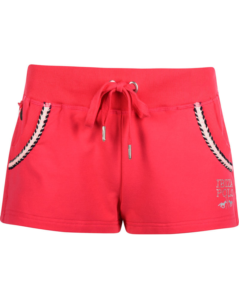 Pantalons courts de rose pour femme avec cordon modèle Nio - HV Polo