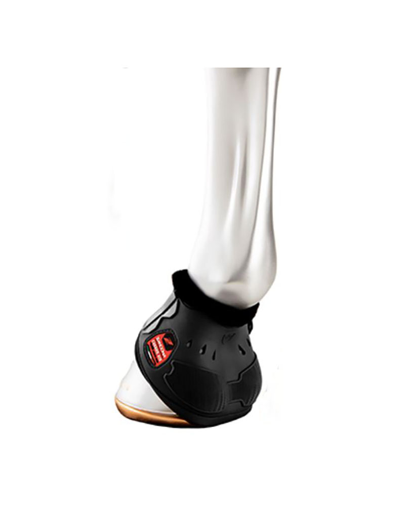 Pack de 2 campanas negras transpirables para caballo - Carbon Air - Zandona
