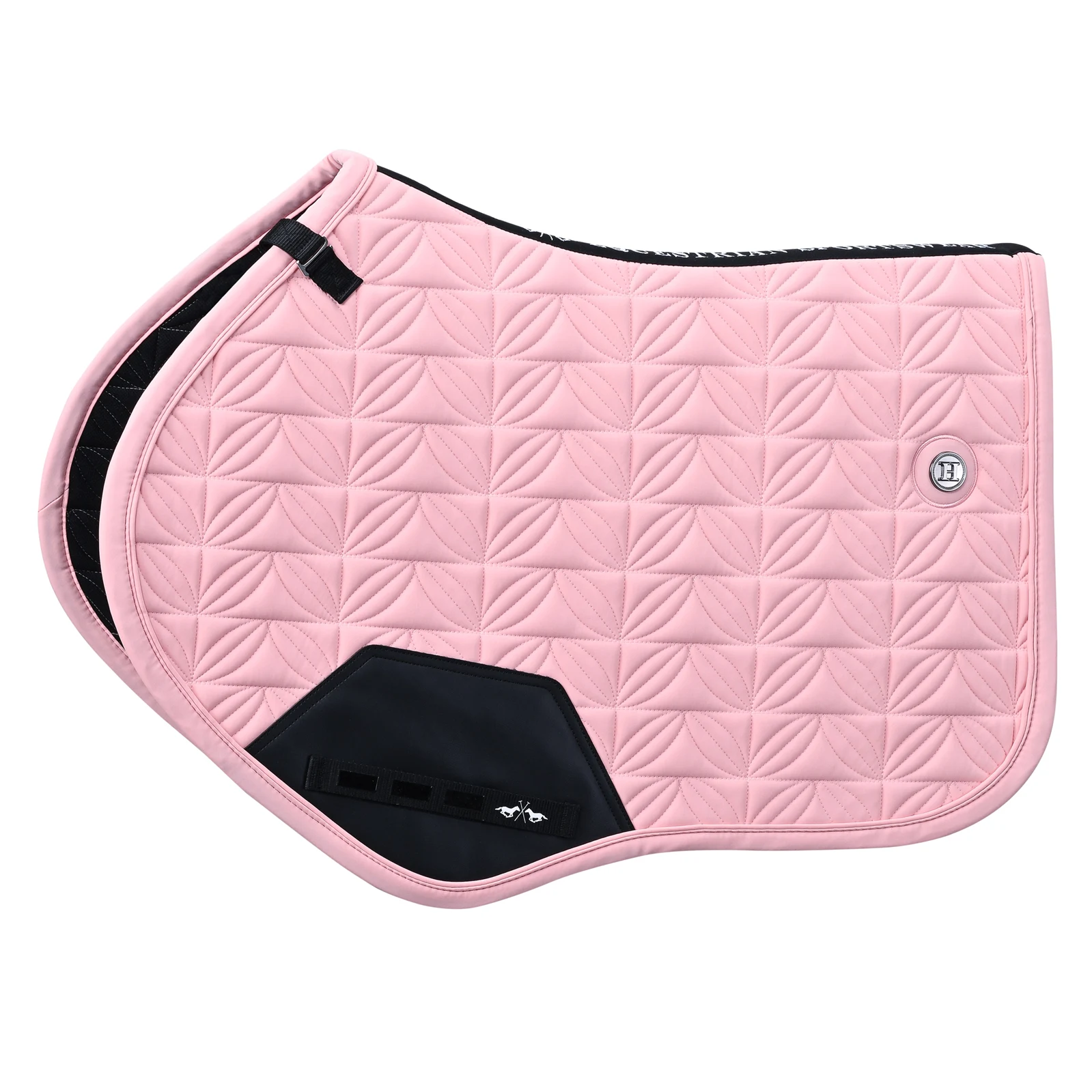 Pretty pink HVPElisa GP jumping saddle pad - HV Polo