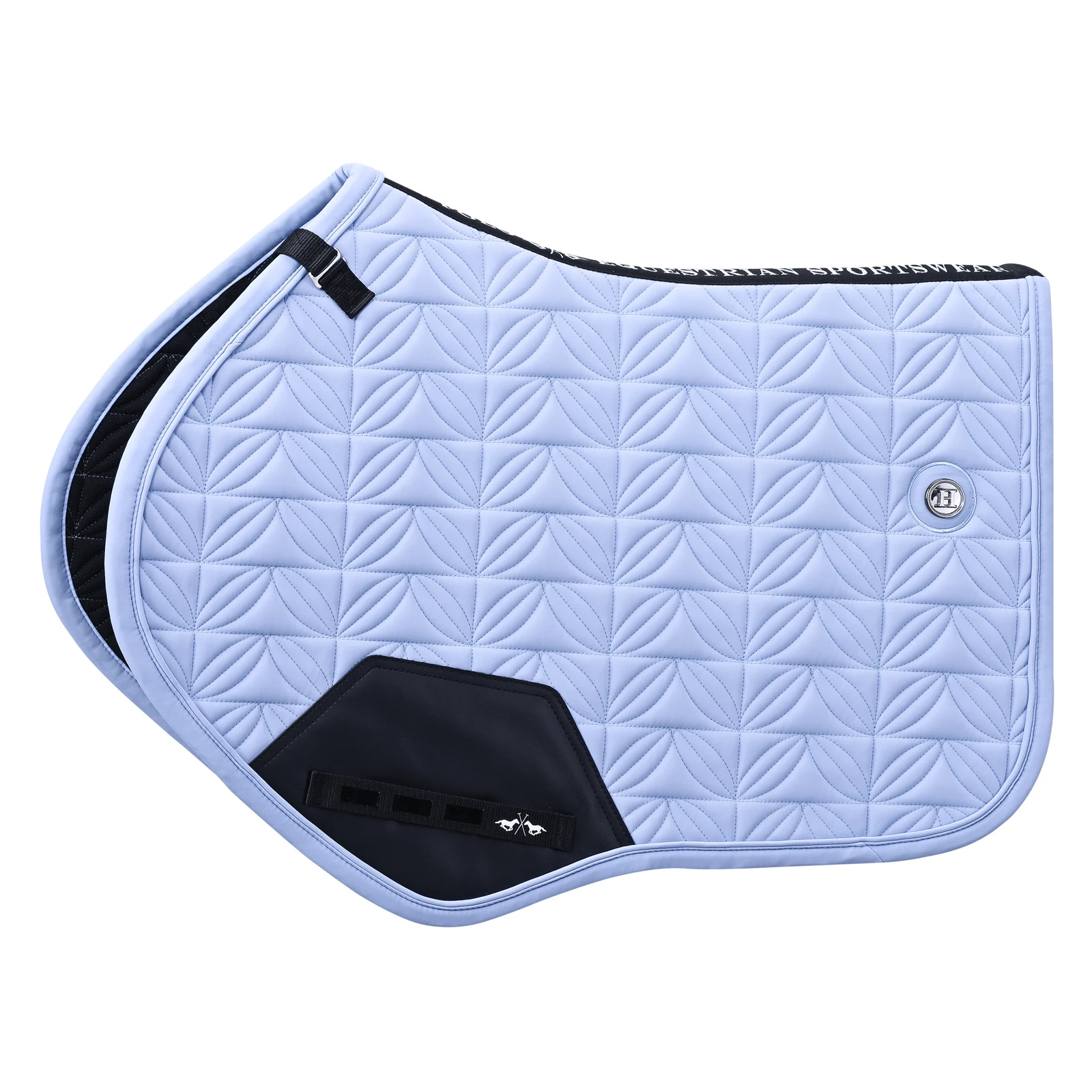 Powder Blue HVPElisa GP jumping saddle pad - HV Polo