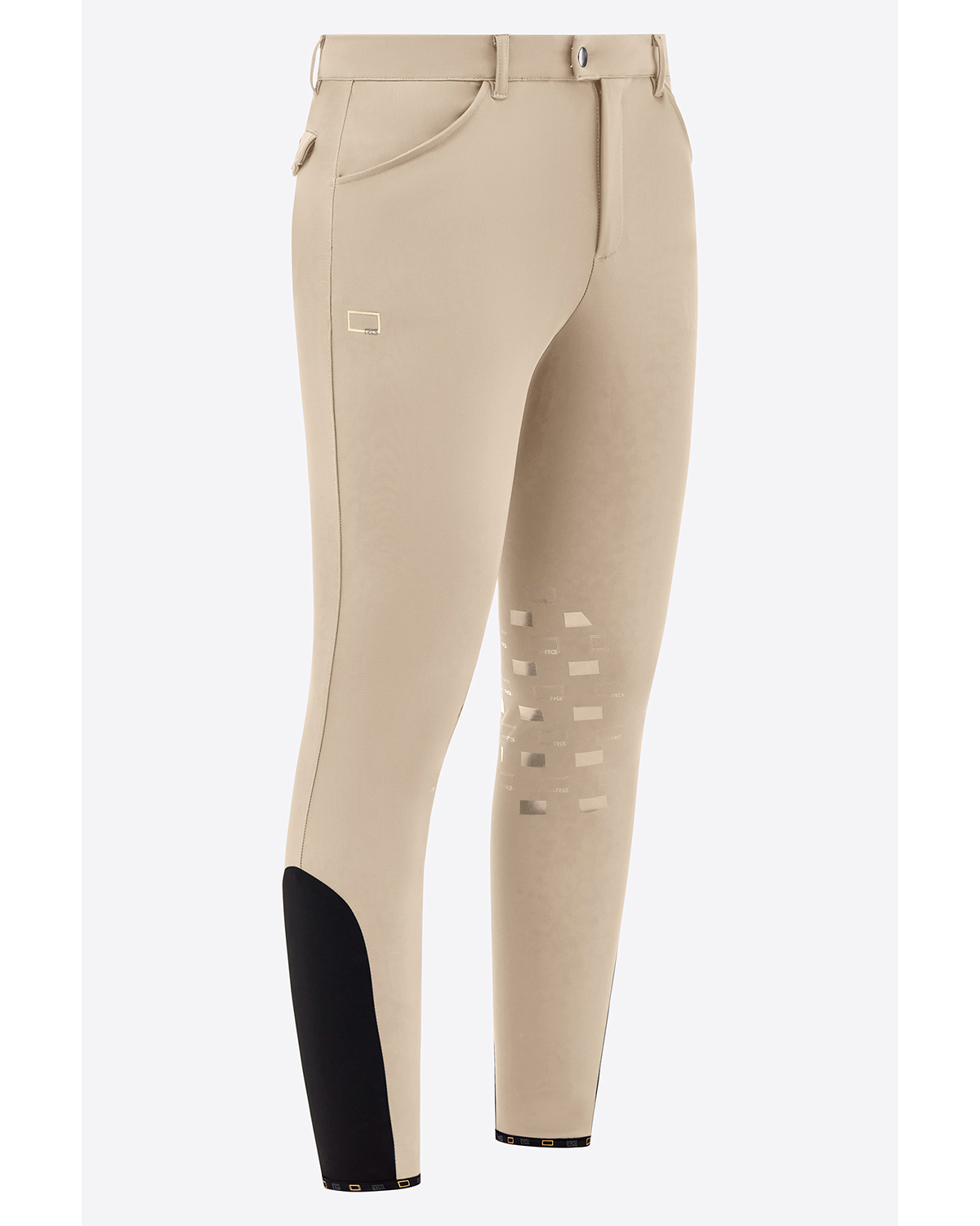 Beige horse riding pants (knee grip) for men - RG
