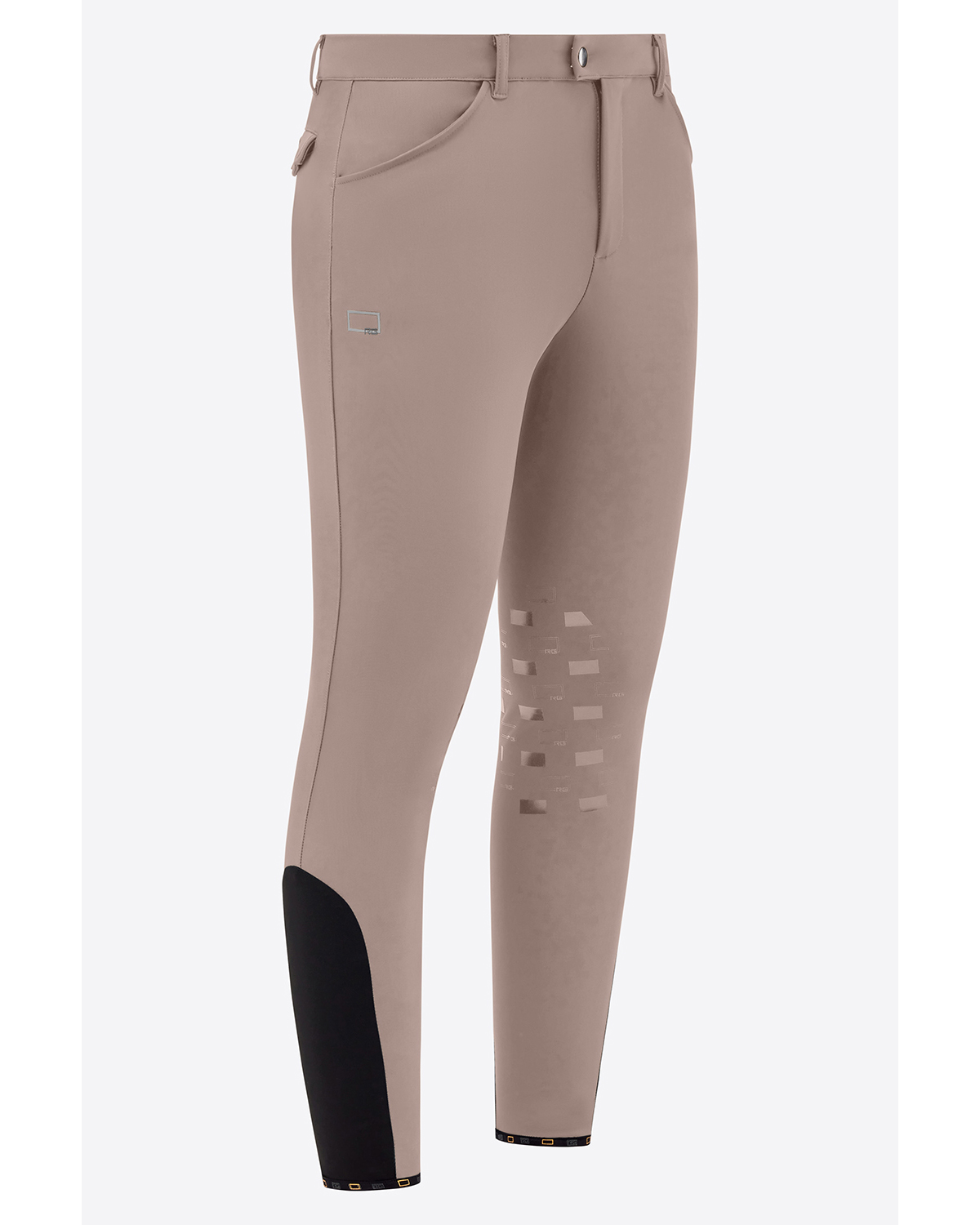 Pantalons d'équitation marron (grip aux genoux) pour homme - RG