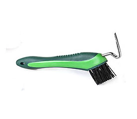 Cure-pied soft line à manche vert et brosse - Lexhis