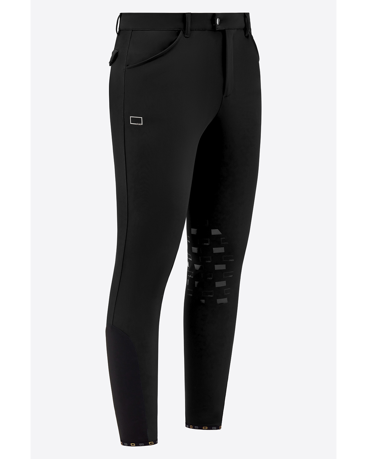Black riding breeches (knee grip) for men - RG