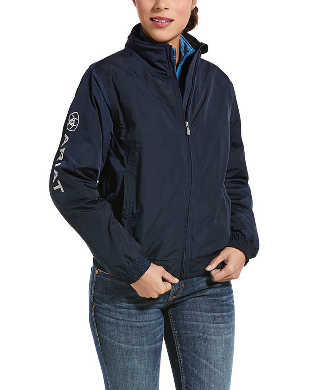 Bomber matelassée bleu marine pour femme - Stable team - Ariat