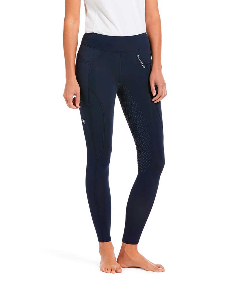 Leggings d'hiver bleu marine (grip à fond intégral) pour femme Prevail - Ariat