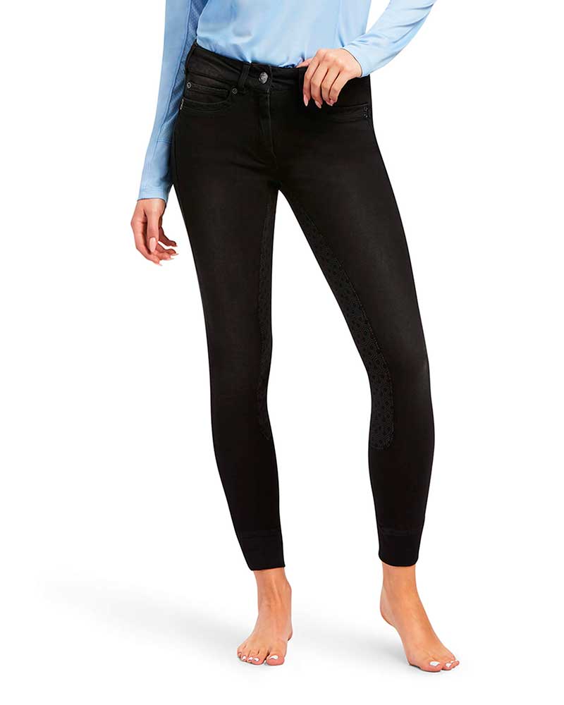 Women's Black Riding Jeans (Seat Grip) - Halo - ARIAT