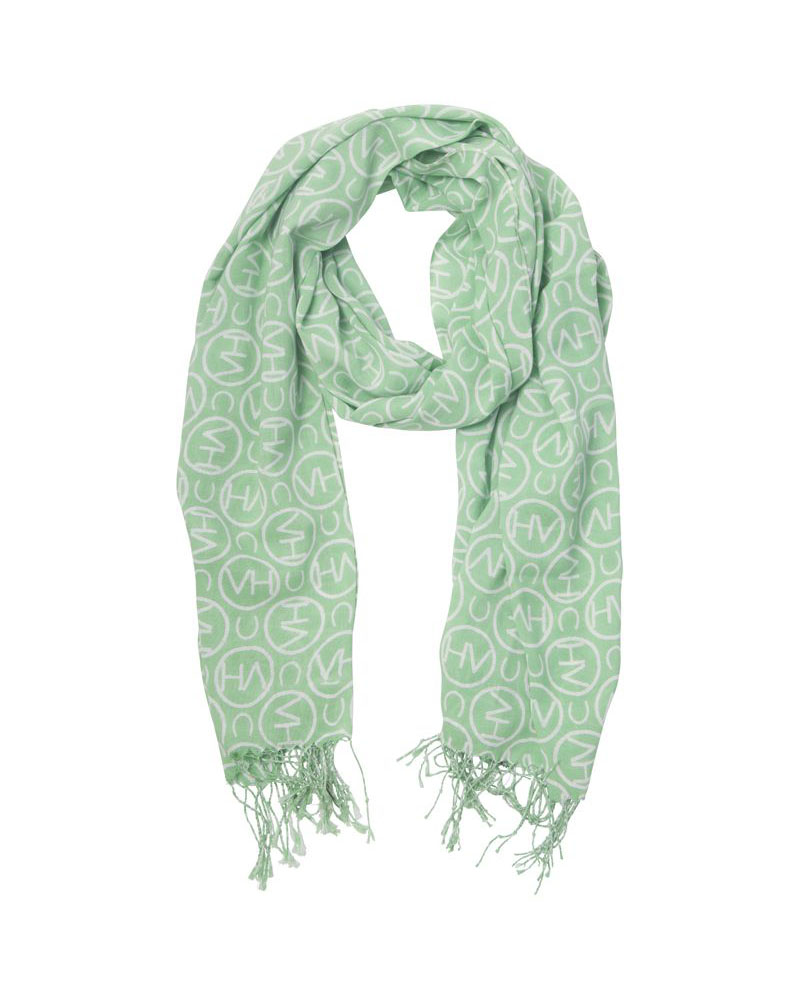 Pañuelo verde claro con estampado de hv – HV POLO