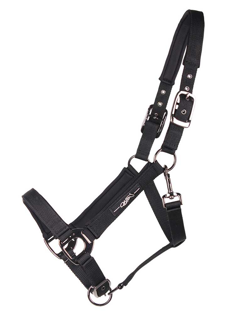 Black stable bridle for horse and pony - QHP