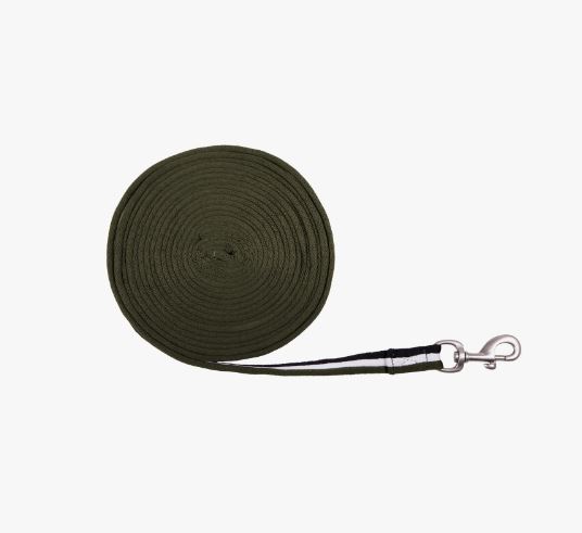 Longe de travail tricolore (vert, blanc et noir) - QHP