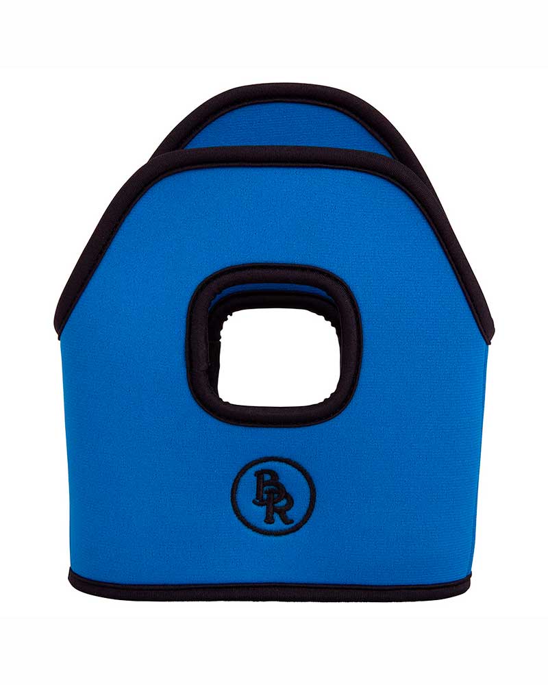 Funda de estribos en neopreno azul para proteger la silla - BR