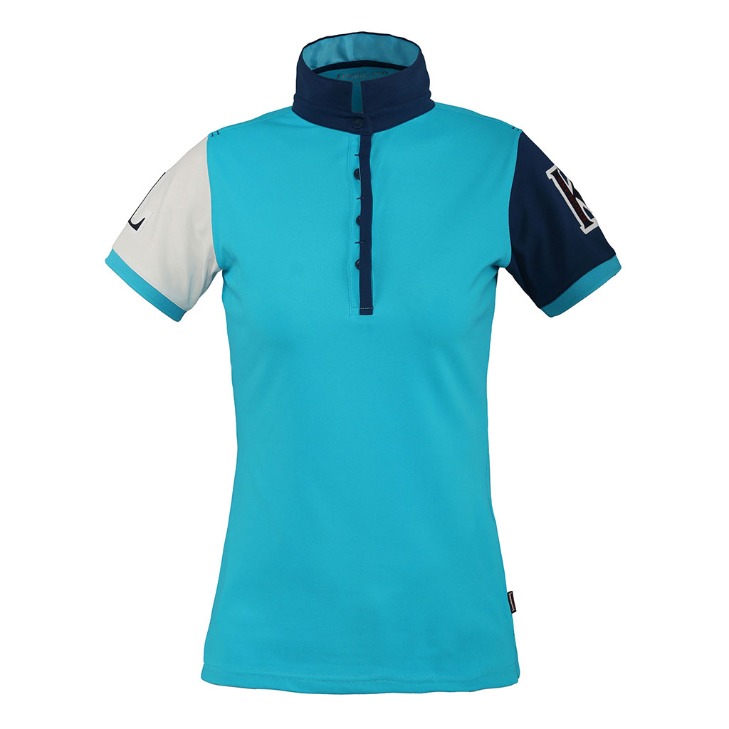 Polo pour femme modèle Pique Termine Bleu - Kingsland
