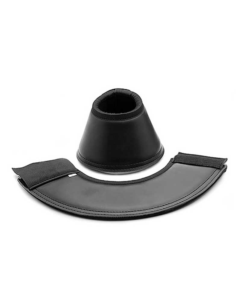Pack of 2 Black Neoprene and Synthetic Leather Bell Boots for Horse – Horse Montana Equipment