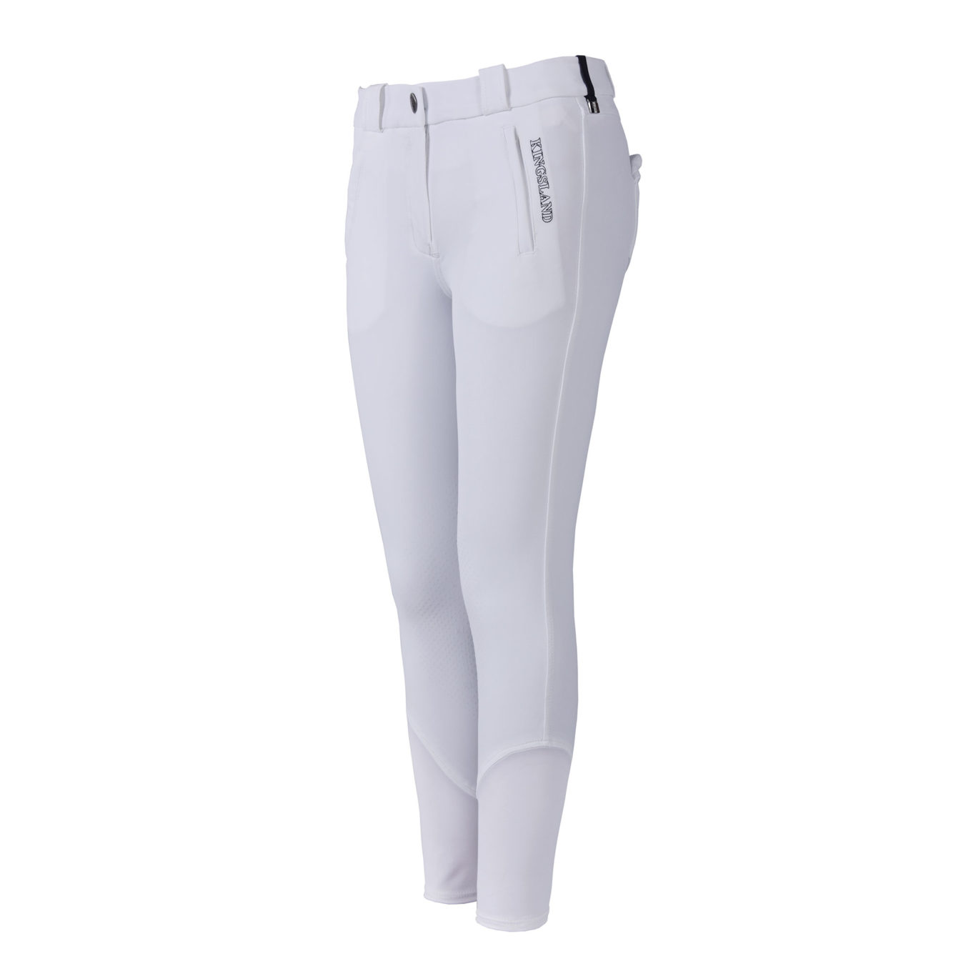 Pantalons avec grip aux genoux blanc pour femme modèle Kessi - Kingsland