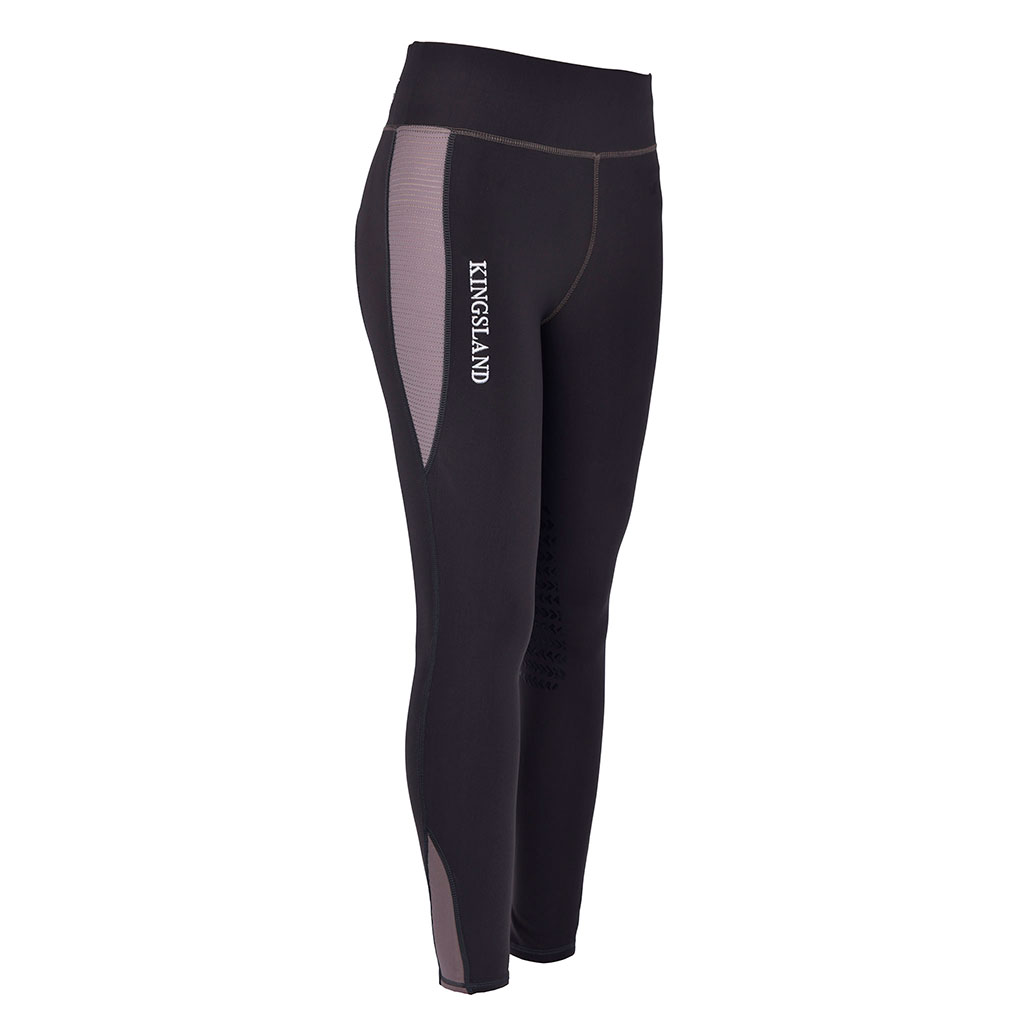 Brown riding tights with knee grip for women – Karina model – Kingsland
