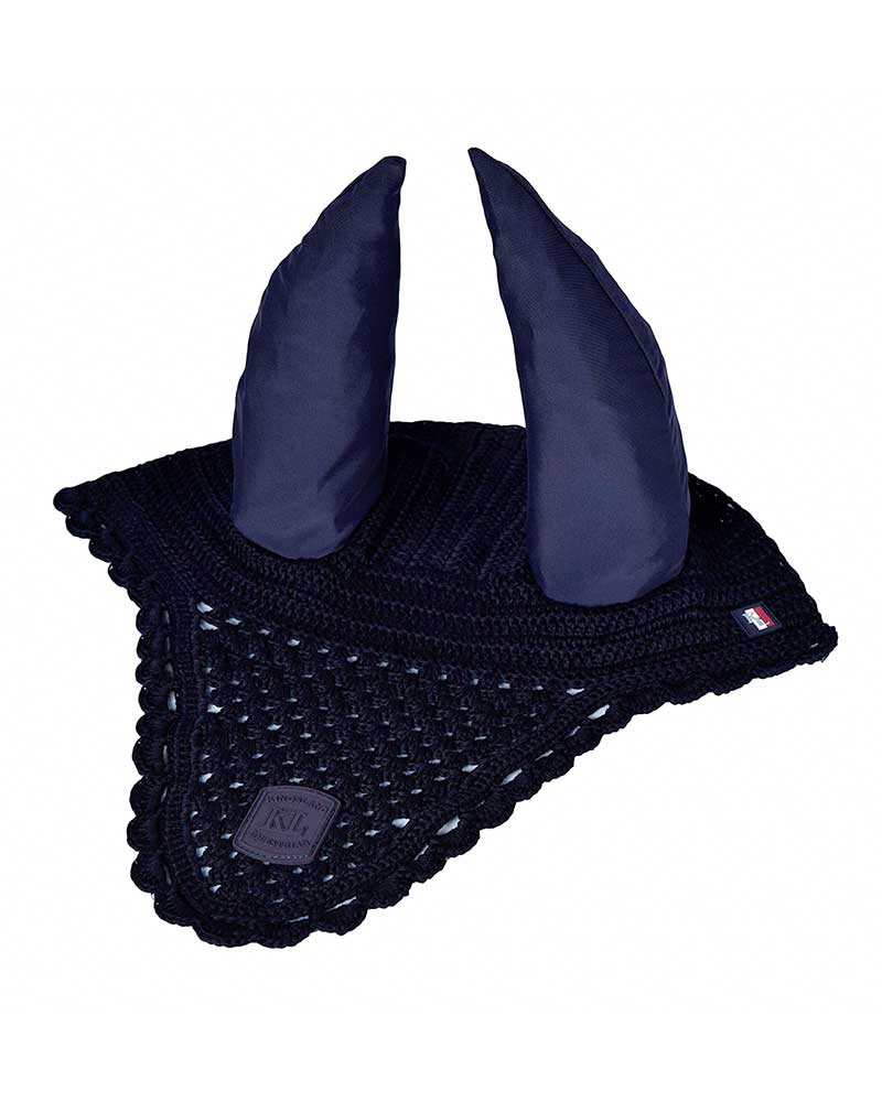 Navy ear bonnet for horse - Kingsland