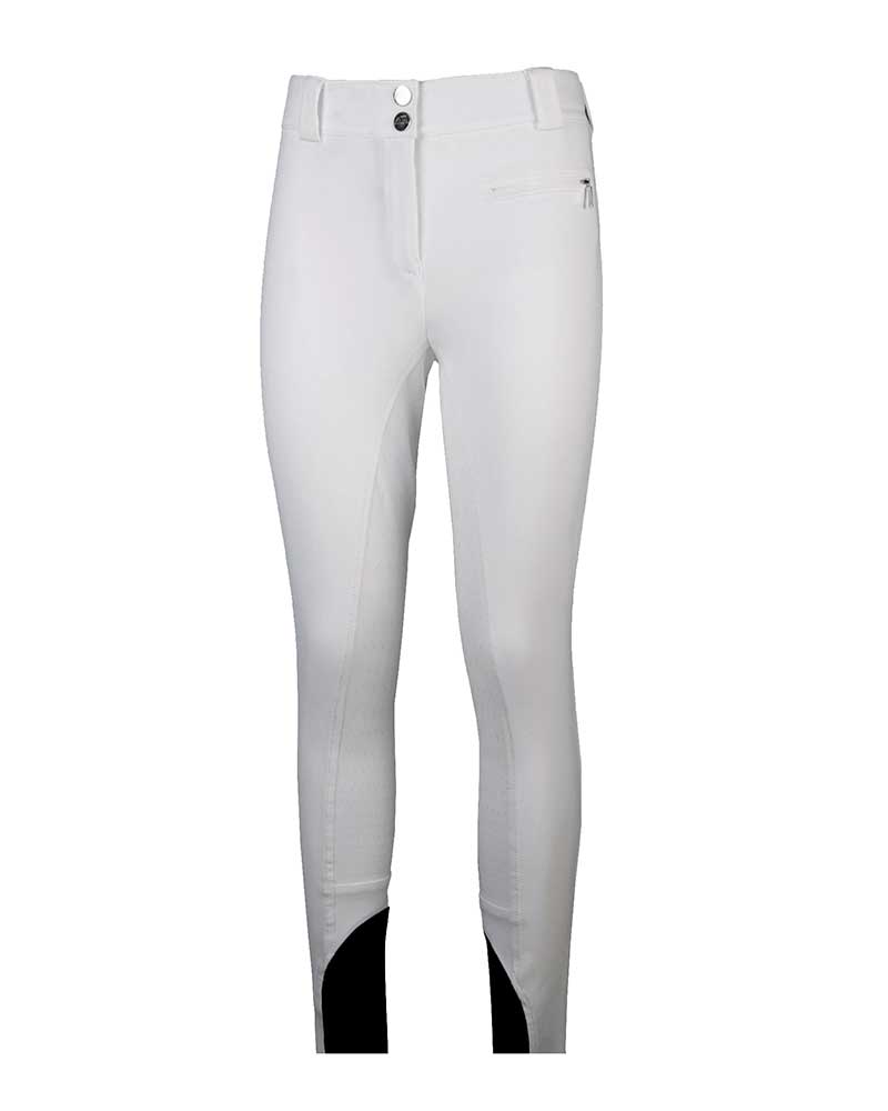 Pantalones de invierno blancos (grip culera) para mujer - Clare - Equiline