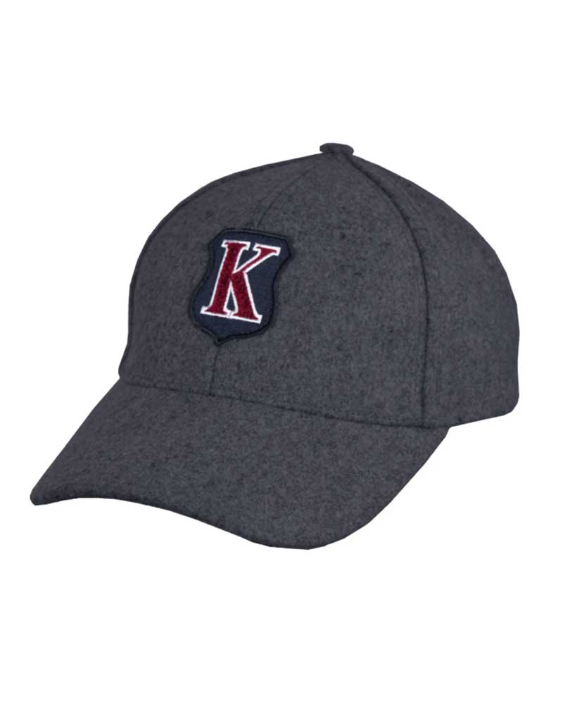 Gorra de felpa gris oscuro con escudo - Hafjell - Kingsland