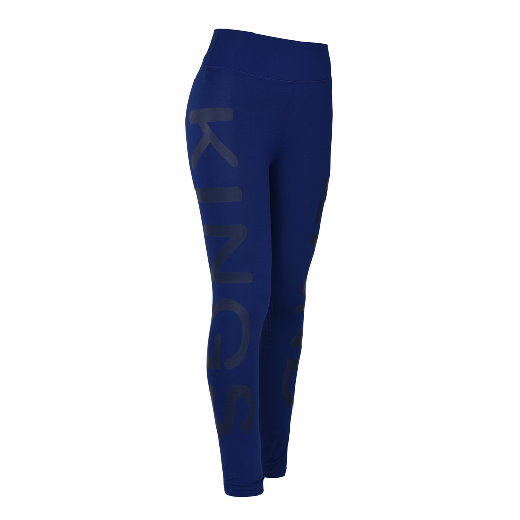Klein blue knee-grip riding tights – Karina model – Kingsland
