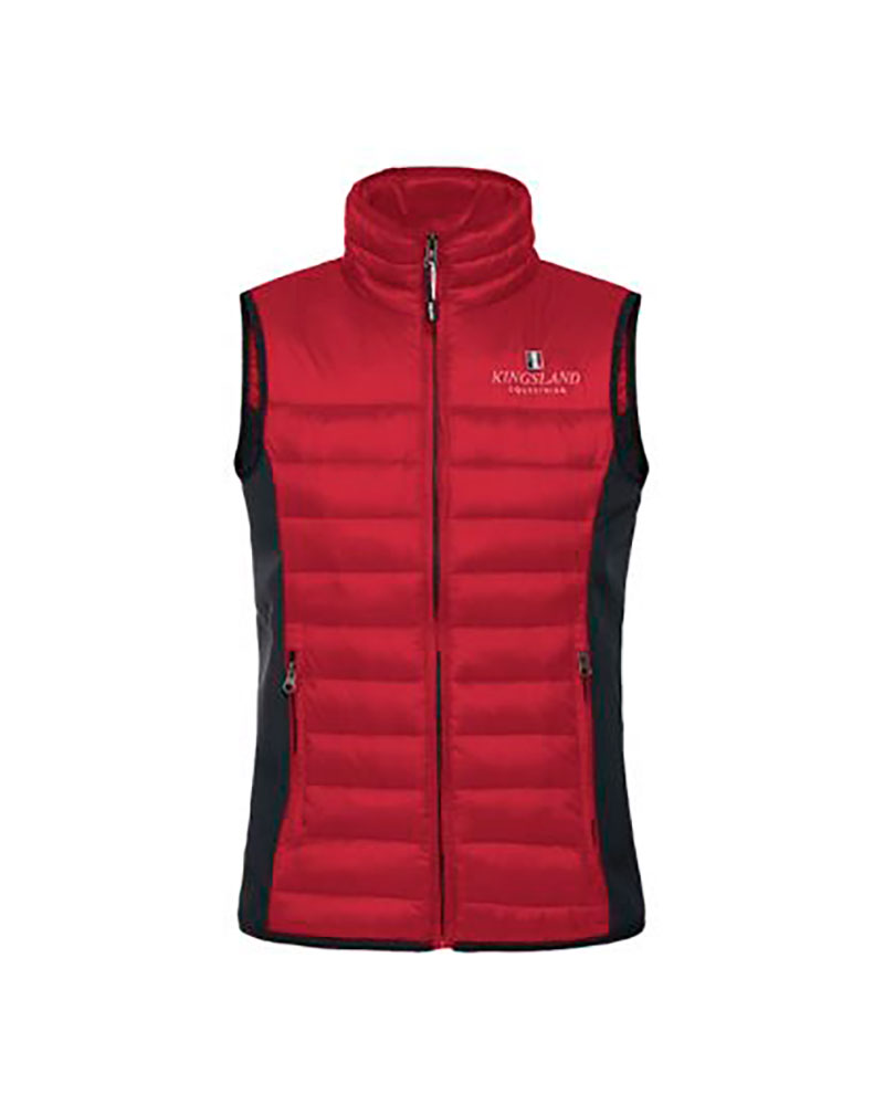 Red and Navy Quilted Vest Unisex – Limited Edition – Kingsland