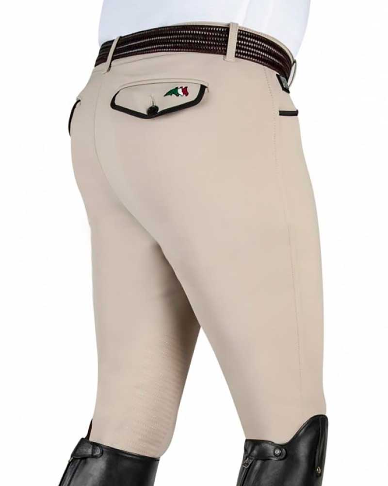Pantalons d'hiver beige (grip aux genoux) pour homme - Faber - Equiline