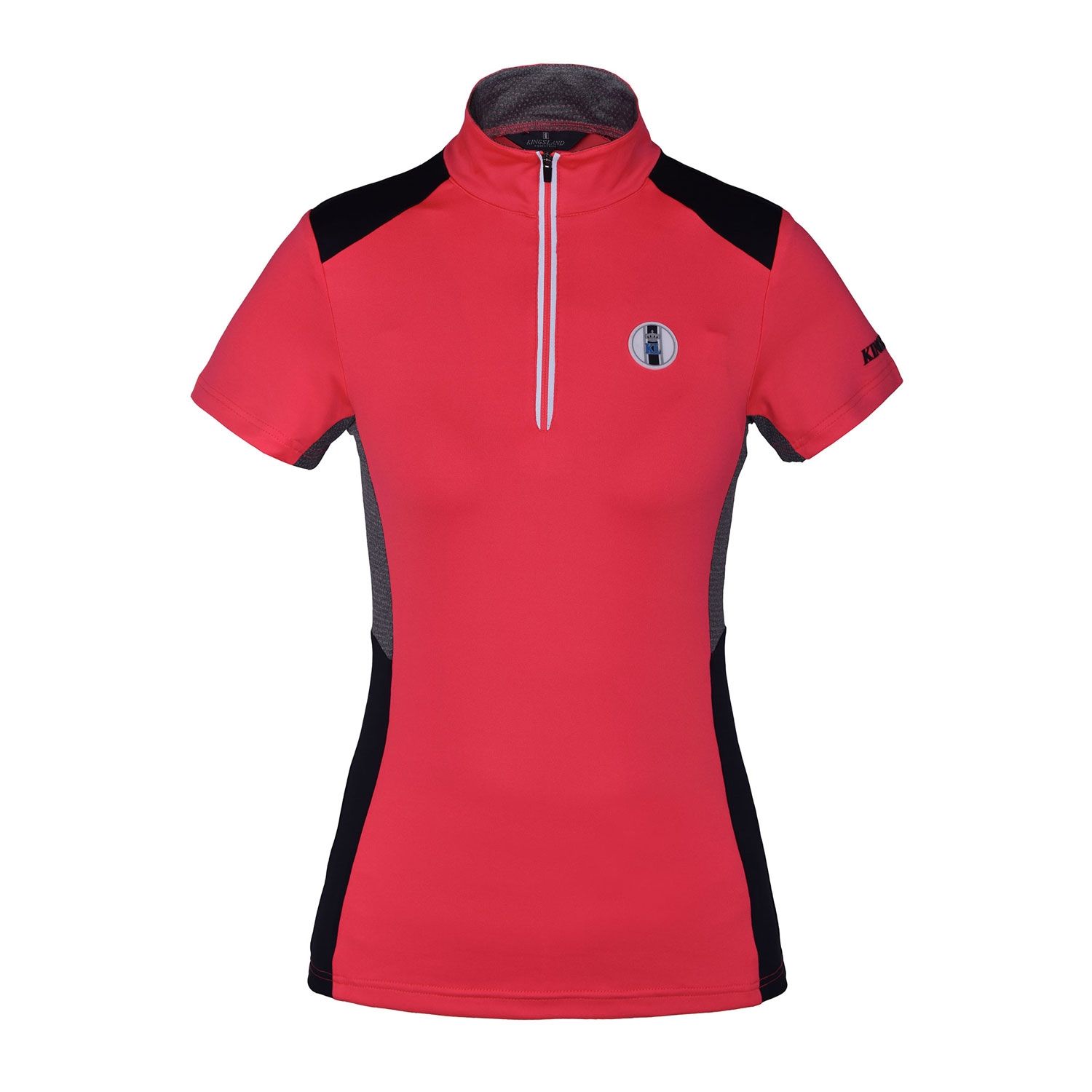 Women’s coral/fuchsia short sleeve training t-shirt – Auriga – Kingsland