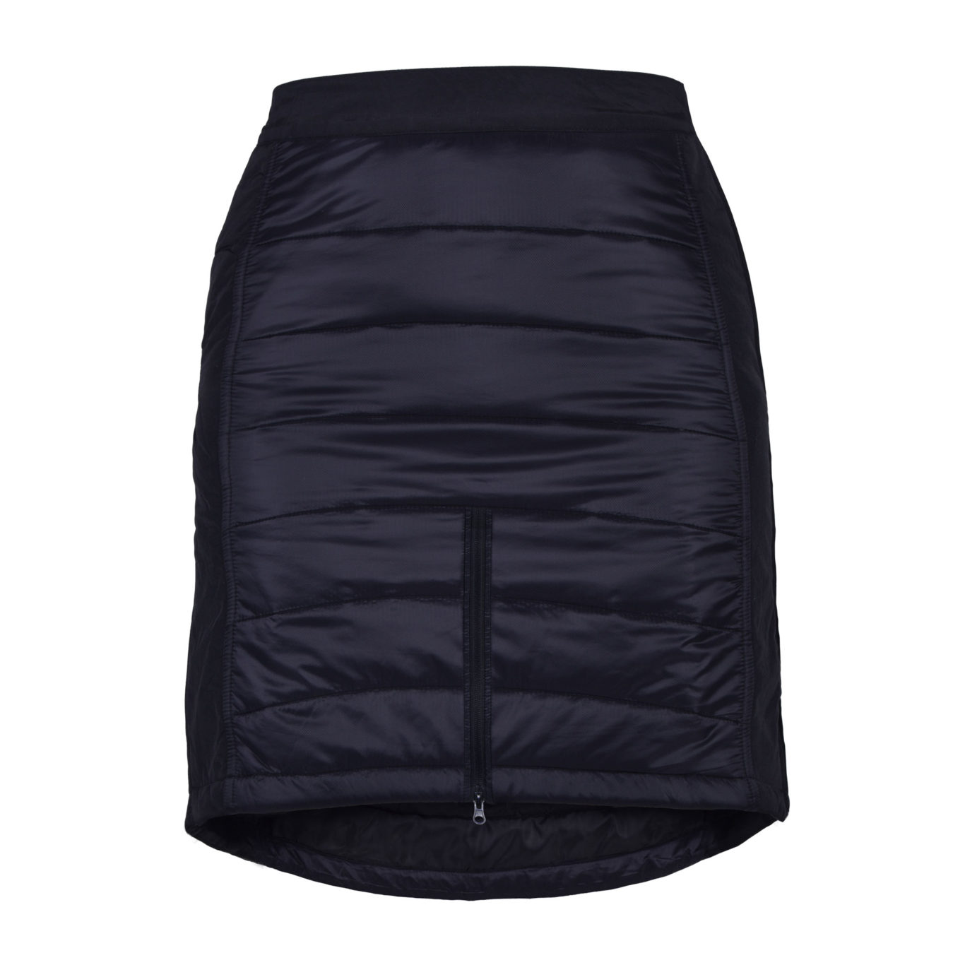 Falda acolchada negra para poner sobre los pantalones para mujer - Malia - Kingsland