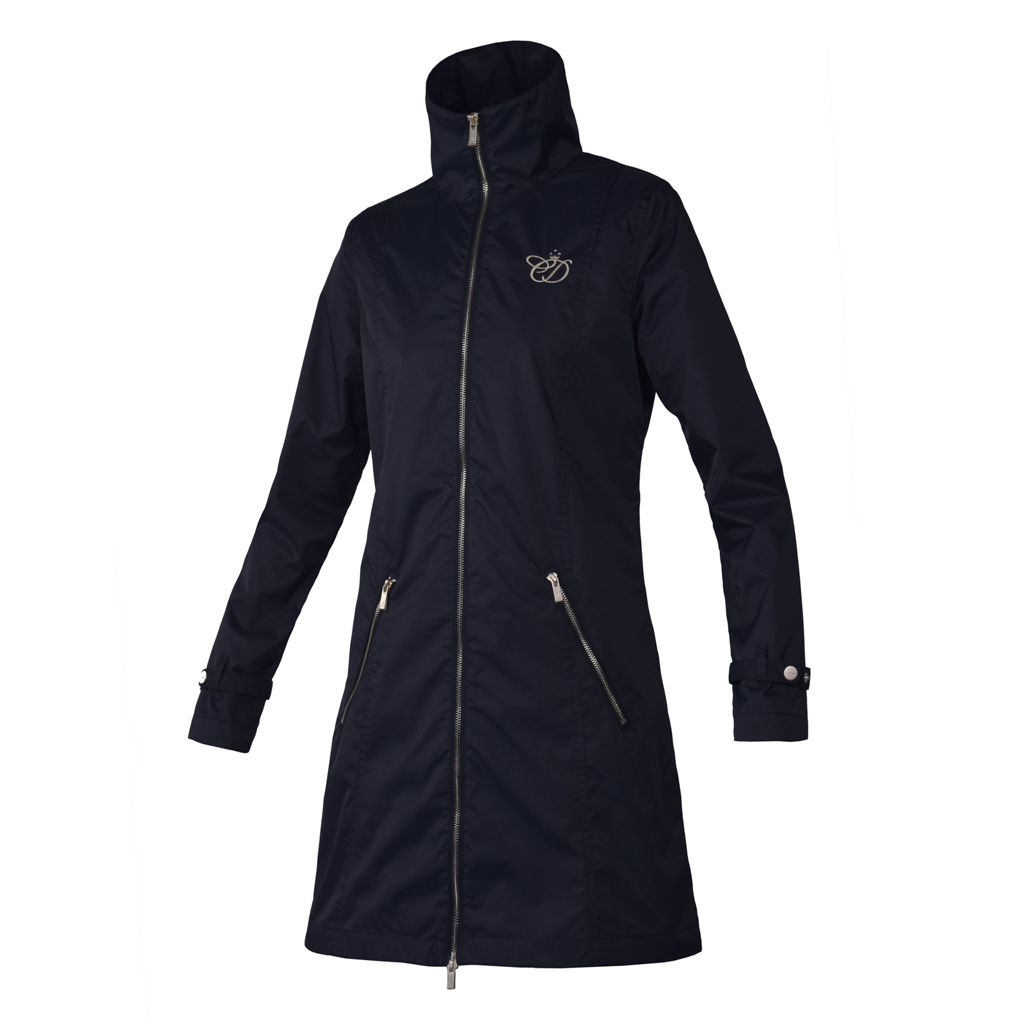 Gabardina légère coupe-vent e imperméable bleu marine pour femme - CD Paganini - Kingsland Dressage