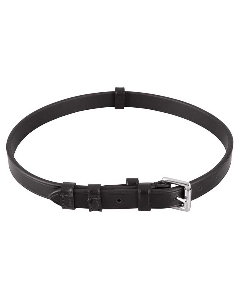 Black Leather Noseband for Horse – BR