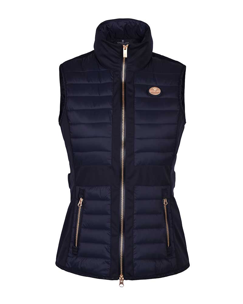 Gilet matelassé bleu marine pour femme - Carmen - Kingsland