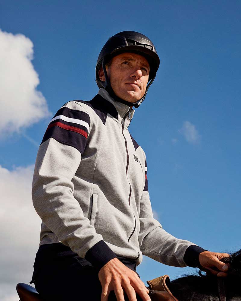 Sweat gris avec fermeture éclair unisexe - Aspe - Kingsland