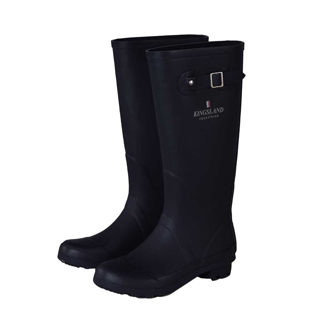 Bottes en caoutchouc imperméables bleu marine junior unisexe modèle Fonta - Kingsland