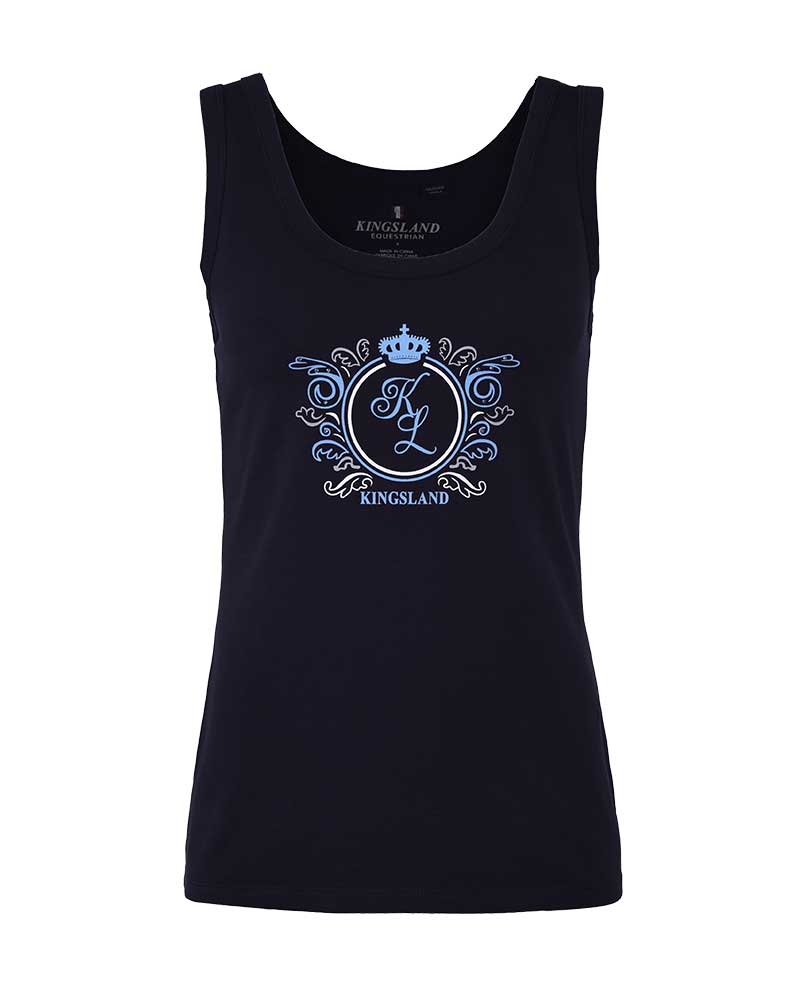 T-shirt de tirantes bleu marine pour femme - Mette - Kingsland