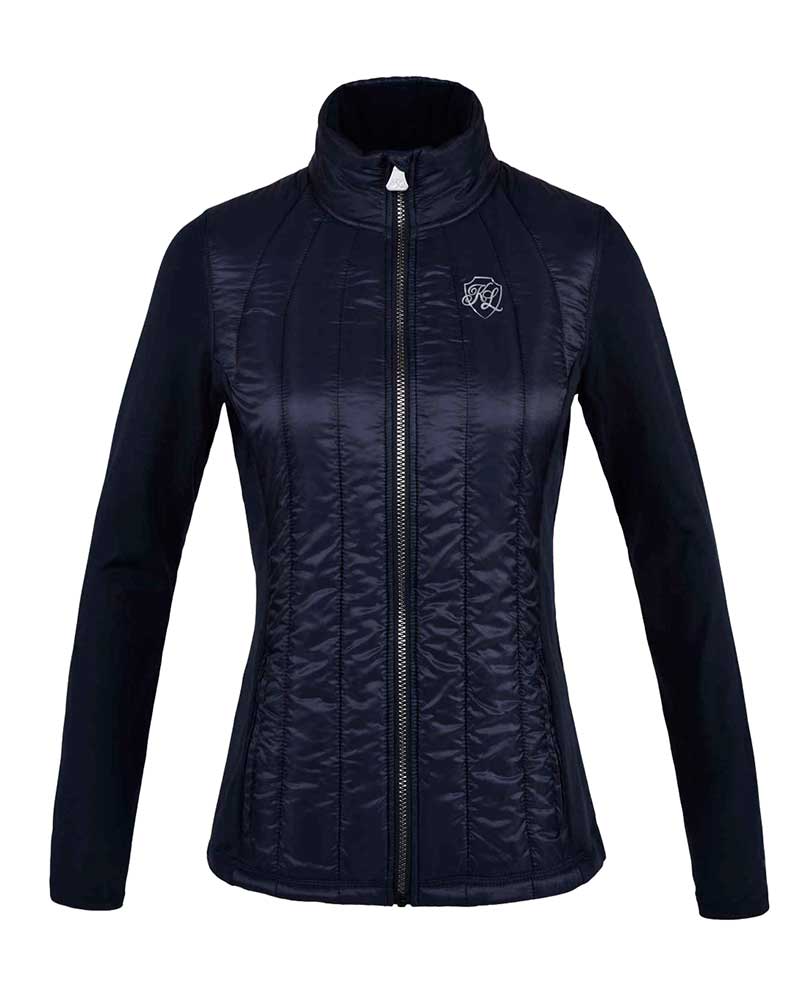Navy blue padded training jacket for woman – KLchapleau – Kingsland