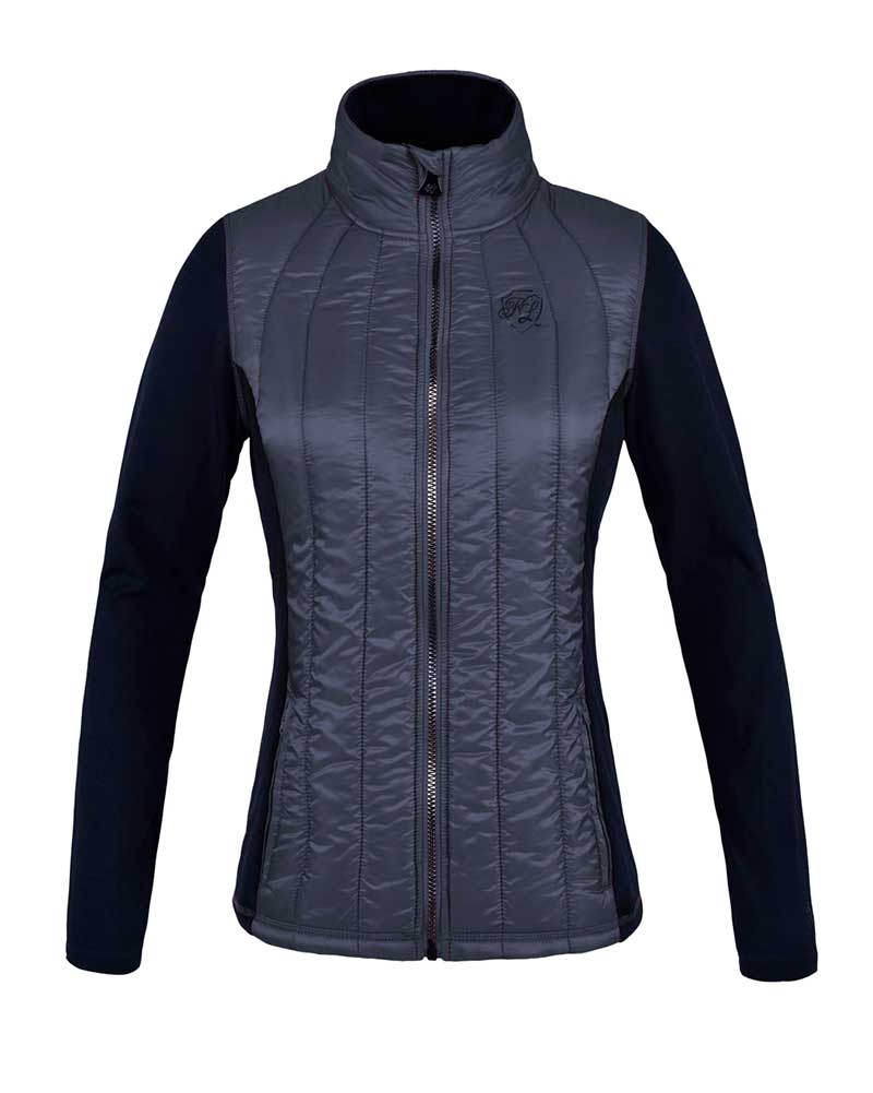 Bluish grey padded training jacket for woman – KLchapleau – Kingsland