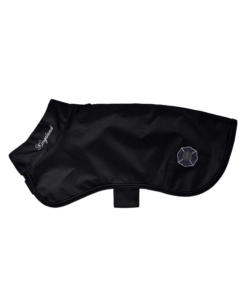 Water-Resistant Black Dog Coat with Fleece Lining – KLakiak – Kingsland