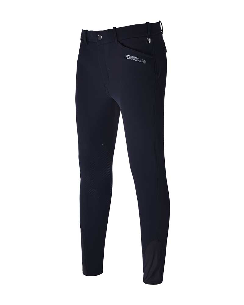 Men’s Winter Riding Pants in Navy with Knee Grip - KLkenneth - Kingsland