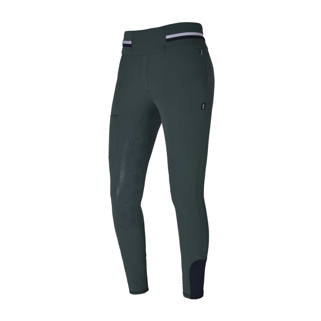 Green mesh-type pants for women KLkatja model by Kingsland