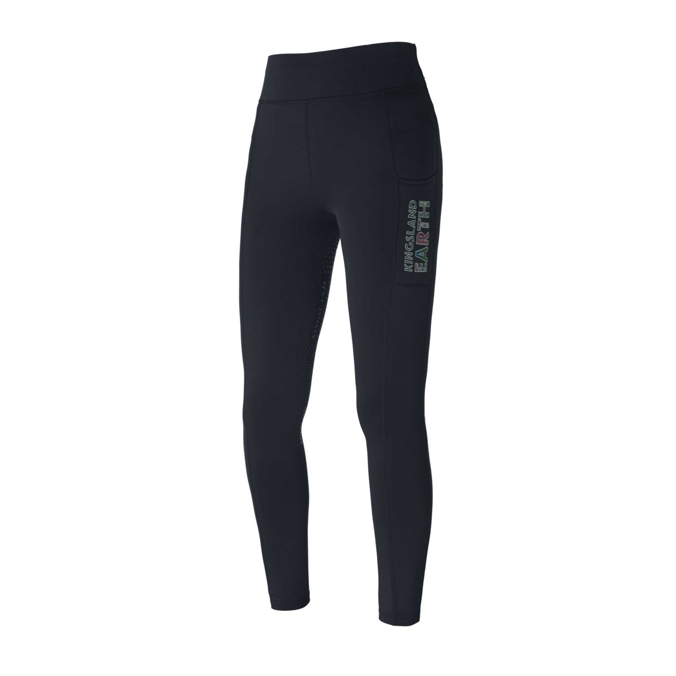 Leggings avec grip à fond intégral pour femme bleu marine modèle KLkama - Kingsland