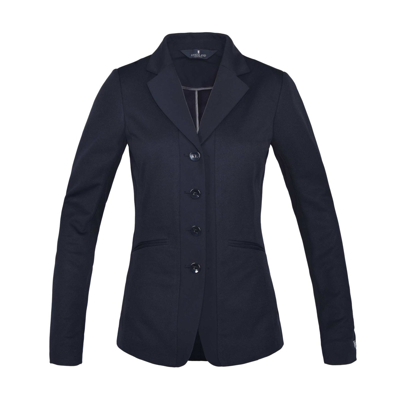 Navy blue very breathable mesh competition jacket for women - Tilly - Kingsland