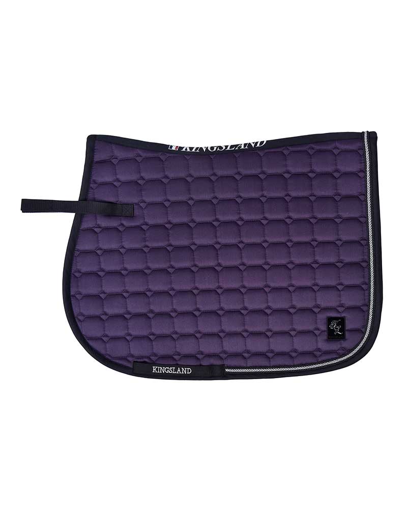 Purple Coolmax jumping saddle pad - KLdeana - Kingsland