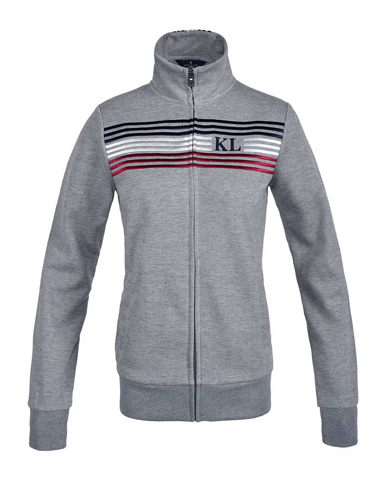 Sweat zippé gris clair unisexe KLdirk - Kingsland