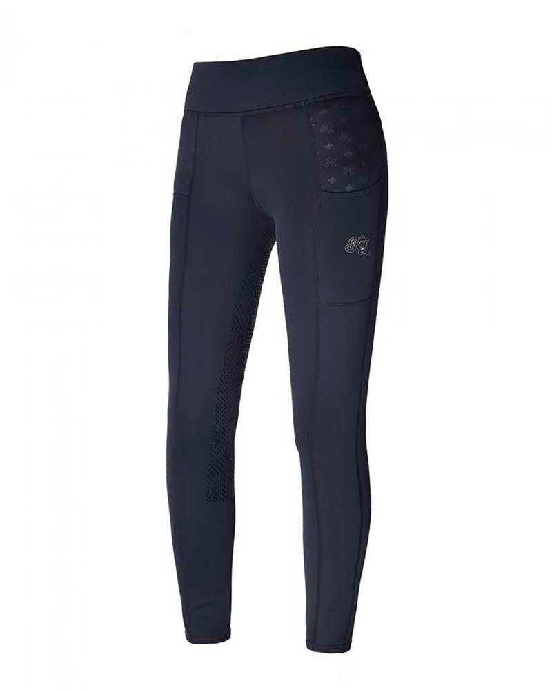 Leggings d'hiver bleu marine (grip à fond intégral) pour femme KLkattie - Kingsland