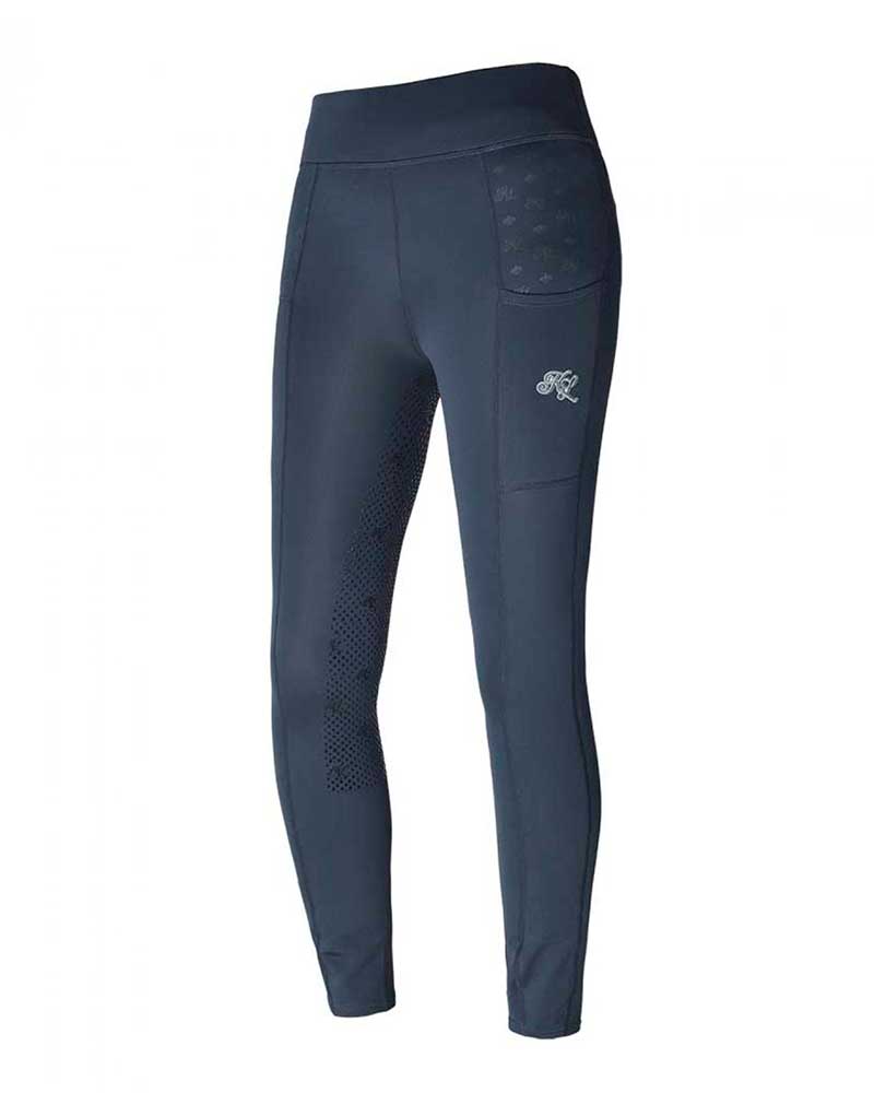Leggings d'hiver bleu grisâtre (grip à fond intégral) pour femme KLkattie - Kingsland