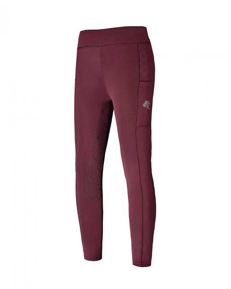 Mallas de invierno burdeos (grip culera) para niña KLkacy - Kingsland