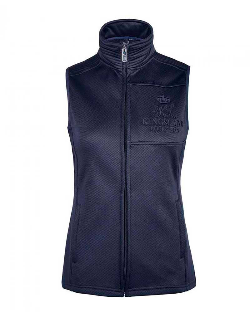 Chaleco polar azul marino para mujer - KLidella - Kingsland
