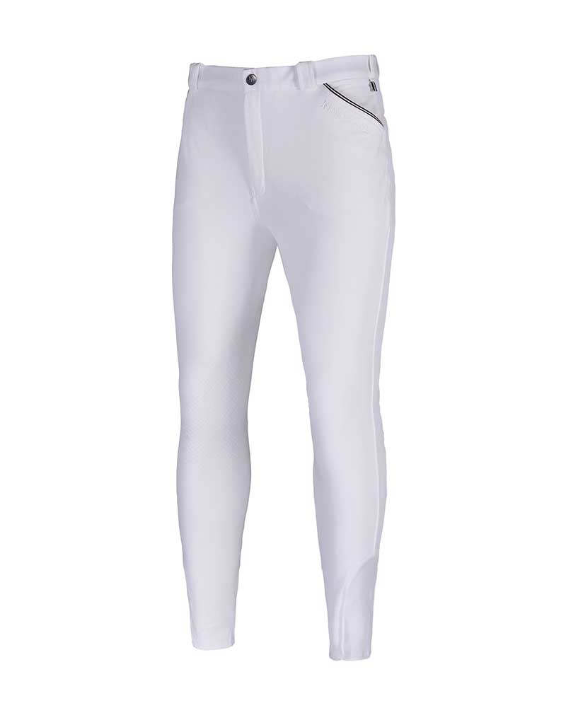 White Competition Breeches (Knee Grip) for Men – KLkenton – Kingsland